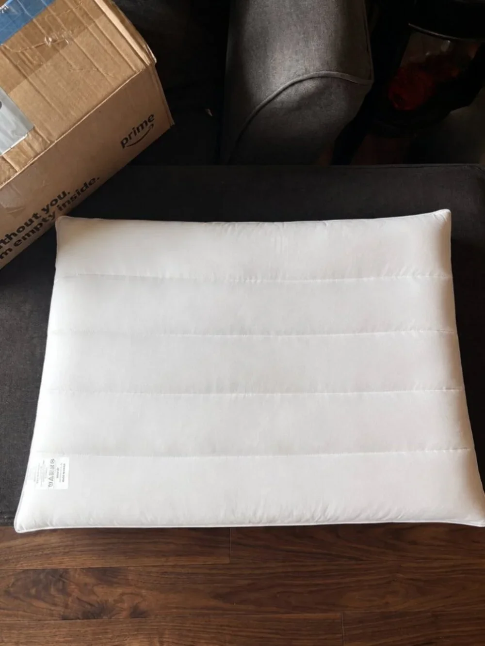 NEW: Minupwell | King Size Ultra Thin Bed Pillow for Stomach Sleepers